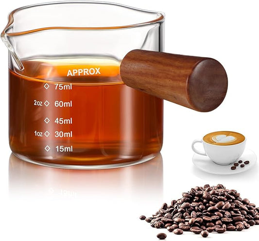 Glass Espresso Shot Measuring Cup